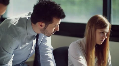 People working in the office Stock Footage 62430843