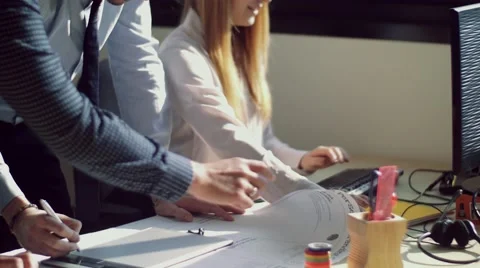 People working in the office Stock Footage 62431496