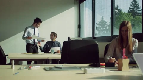 People working in the office Stock Footage 62431732