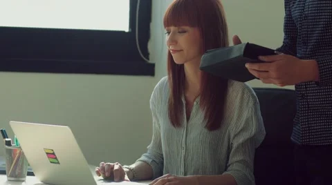 People working in the office Stock Footage 62432008