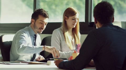 People working in the office Stock Footage 62432093