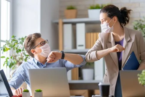 People working in office Stock Photos