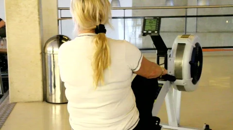 People workout at gym Stock Footage 620644