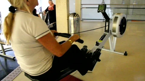 People workout at gym Stock Footage 620653