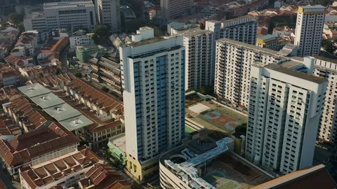 People's Par Complex Stock-Footage 105043156