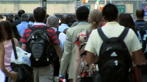 PeopleWalking8 Stock Footage