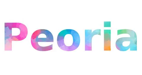 Peoria Stock Illustration