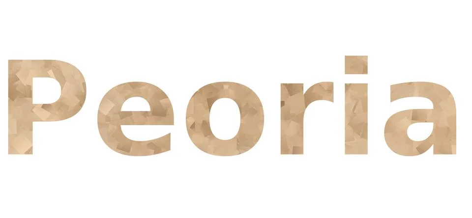 Peoria Stock Illustration