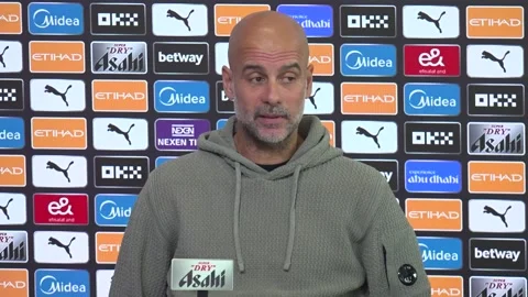 Pep Guardiola previews Man City's trip to Swansea City Video stock 320060641
