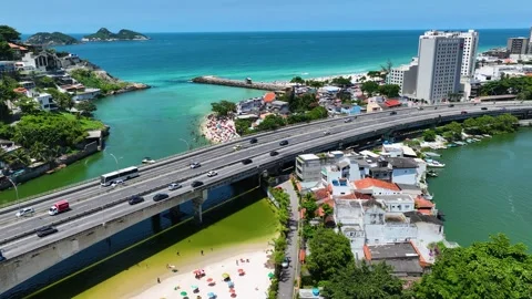 Pepe Beach at Barra da Tijuca in Rio de Janeiro Brazil. Stock Footage 310027664