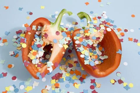 Peper pinata Stock Photos