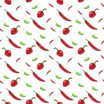Peper white Stock Illustration