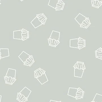 Peplum skirt line seamless pattern Illustrazione stock