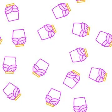 Peplum skirt vector seamless pattern Illustrazione stock