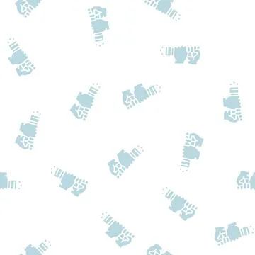 Pepper add glyph seamless pattern Stock Illustration