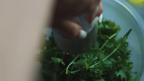 Pepper, add to the vegetarian payment pepper Stock Footage 134525021
