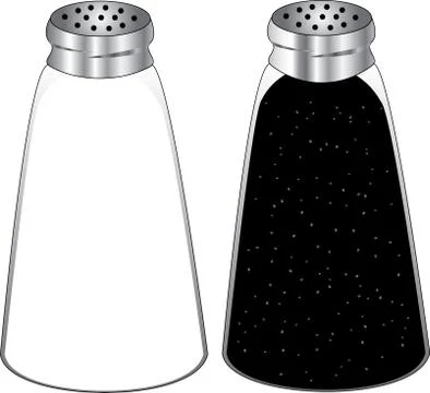 Pepper and Salt Stock Illustration