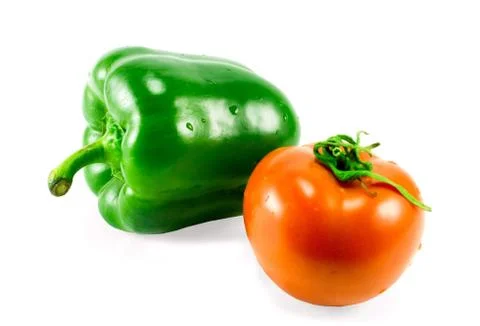 Pepper and tomato Stock Photos