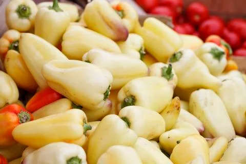 Pepper background closeup Stock-Fotos