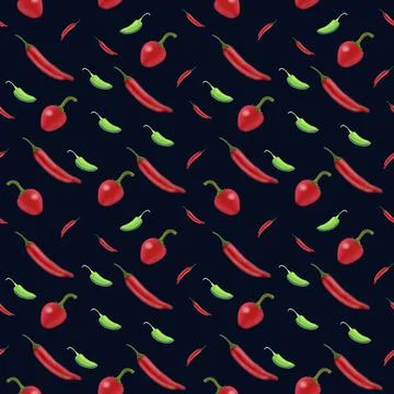 Pepper black Stock Illustration