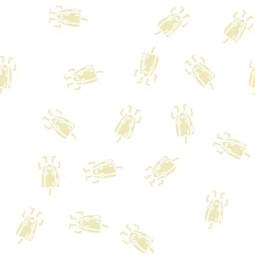 Pepper character glyph vector seamless pattern Stock Illustration