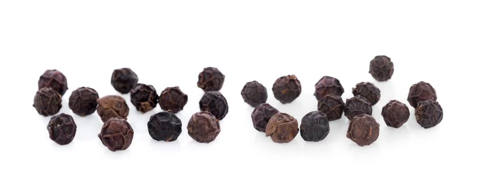 Pepper corn on white background Fotos Stock
