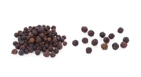 Pepper corn on white background Foto stock