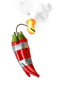 Pepper dynamite Stock Photos
