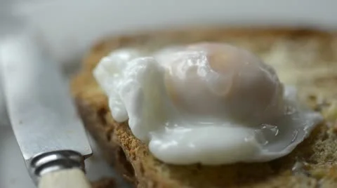 Pepper on egg Stock Footage 12590538