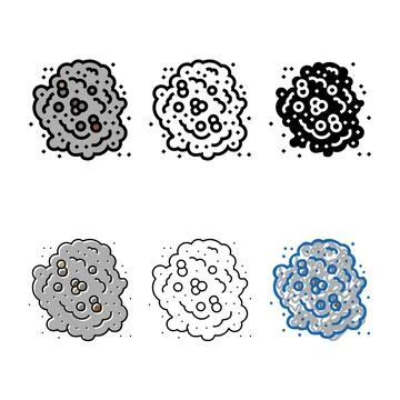 Pepper explosion color icon vector modern Stock Illustration
