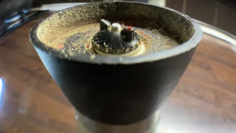 Pepper Grinder and Peppercorns in Macro Close Up Stock Footage 315991824