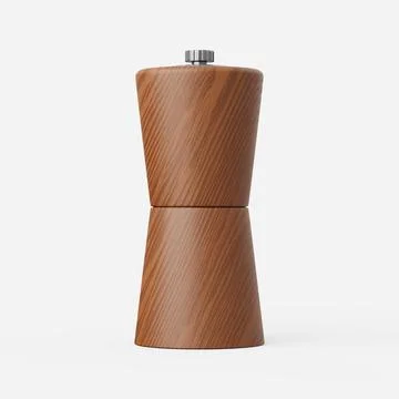 Pepper grinder on a plain background. 3d illustration. Stock Illustration