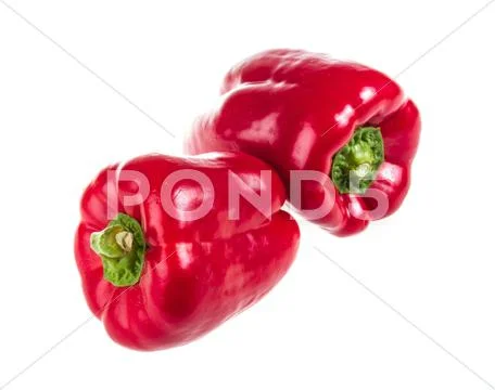 Pepper isolated on white background Stock Photos