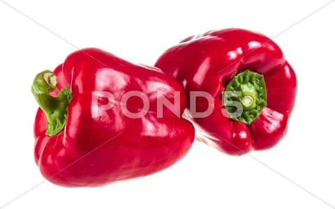 Pepper isolated on white background Stock Photos
