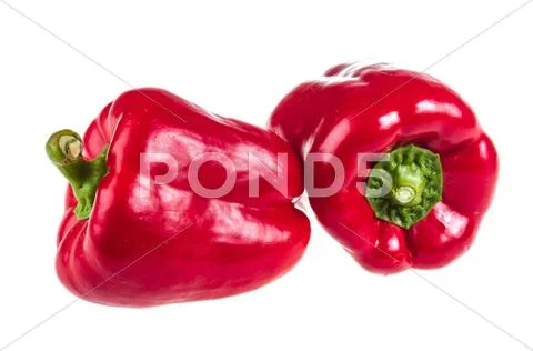 Pepper isolated on white background Stock Photos