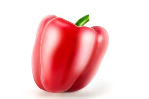 Pepper isolated on a white background Stock Photos