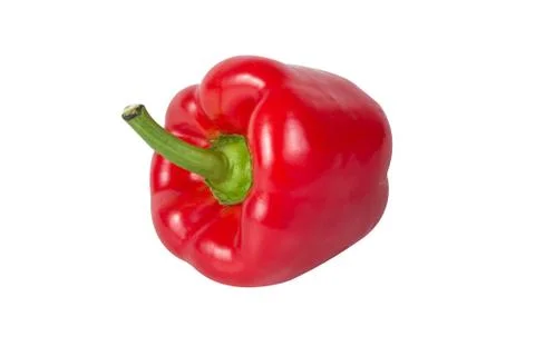 The pepper isolated on white background Stock Photos