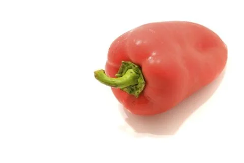 Pepper isolated on white Foto stock