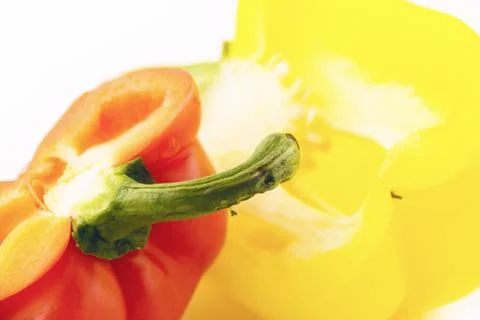 Pepper isolated on white Stock Photos
