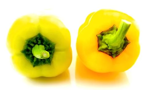 Pepper isolated on white Stock Photos