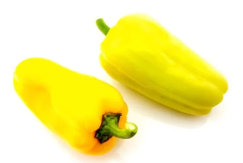 Pepper isolated on white Stock Photos