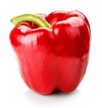 Pepper isolated on white Stock Photos
