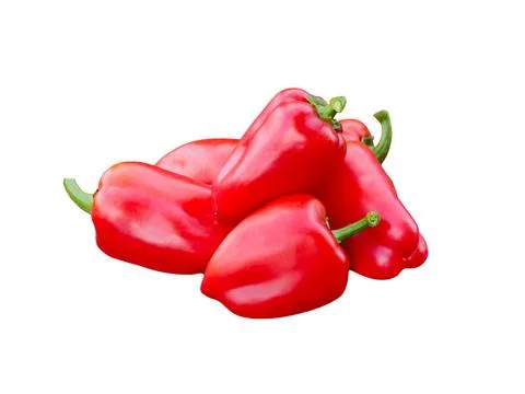 Pepper isolated on white Stock Photos