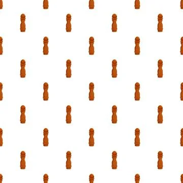 Pepper mills seamless pattern for kitchen seasoning background Stock Illustration