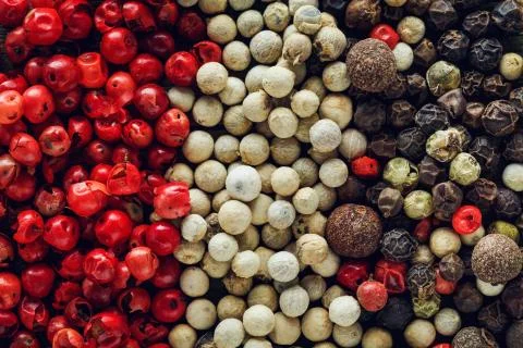 Pepper mix background Stock Photos