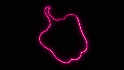 Pepper Neon Sign Stock Footage 159326184