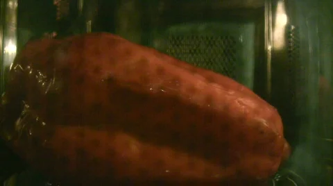 Pepper in the oven Stock Footage 272289