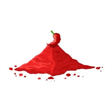 Pepper paprika red cartoon vector illustration Stock Illustration