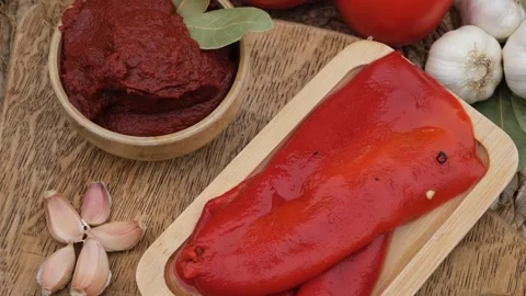 Pepper paste close up Stock-Footage 260162898