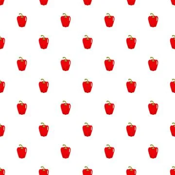 Pepper pattern seamless Stock Illustration
